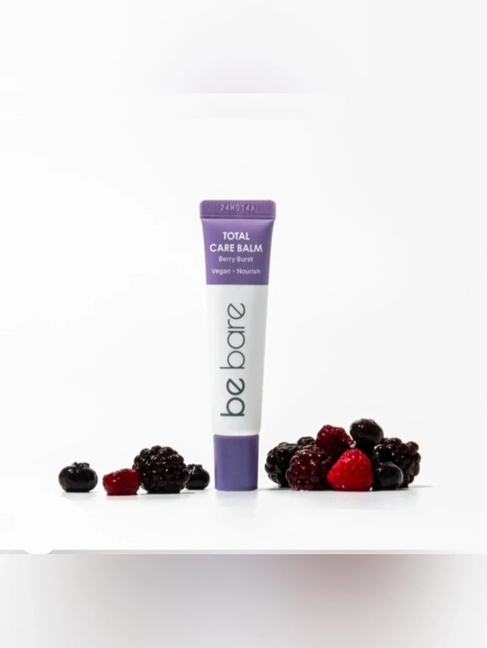 Naisture Be Bare Total Care Balm in Berry Burst 0.5 oz  BNIB.